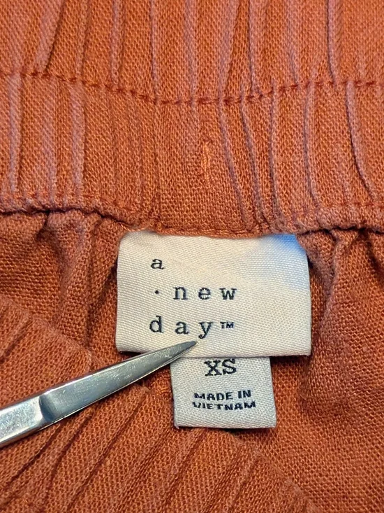 a new day Wide Leg Drawstring Pants in Brown - Picture 3 of 4